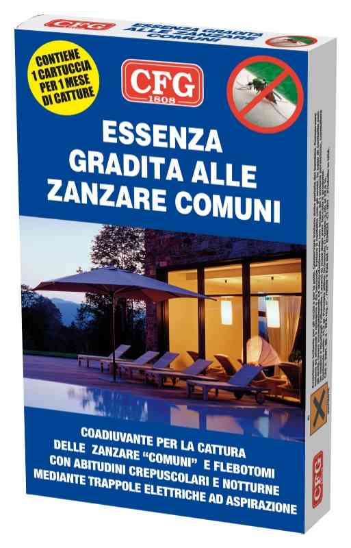 Attrattivo per trappole elettriche ad aspriazione specifico per zanzara comune